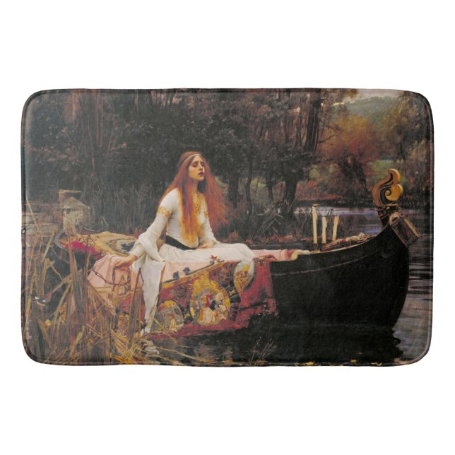 Tapis De Bain Lady of Shalott Waterhouse Art (Devant)