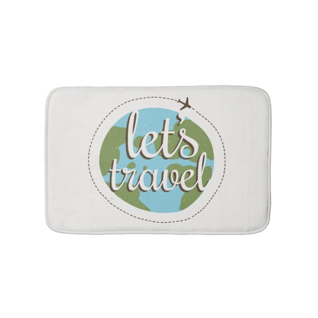 Tapis De Bain Laisse aller voyage (Devant)