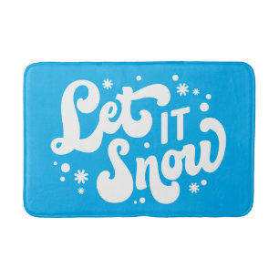 Tapis De Bain Laisser neiger hiver design