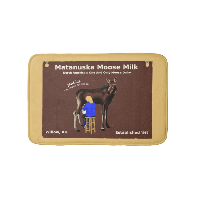 Tapis De Bain Lait d'orignal Matanuska (Devant)