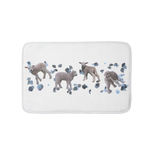 Tapis de bain Lamb Frenzy (choisir la couleur) (Devant)