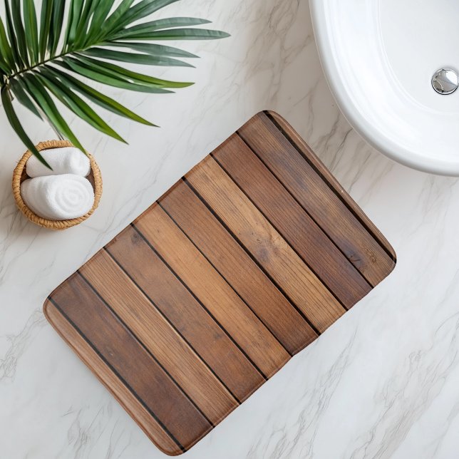 Tapis De Bain Lame de bois imitation (Créateur téléchargé)