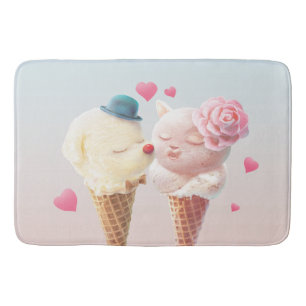 Tapis De Bain L'amour au premier coup de langue : l'art de la gl