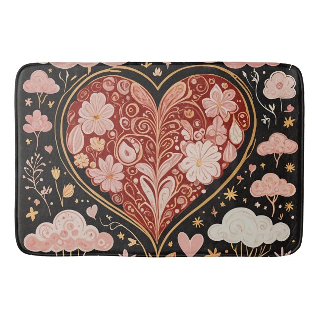 Tapis De Bain L'amour est dans l'air (Devant)
