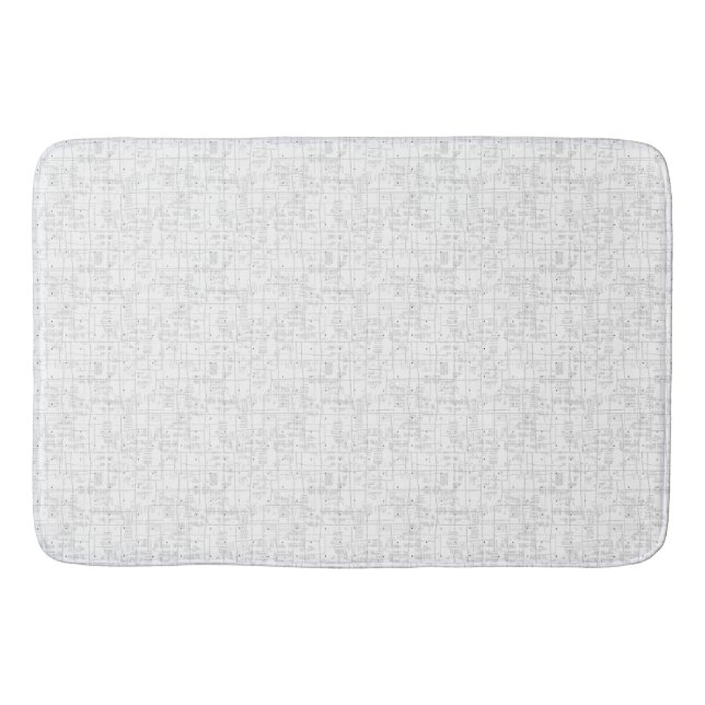 Tapis De Bain Langue Design Trente-quatre (Devant)