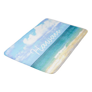 Tapis De Bain lani kai beach in Hawaii