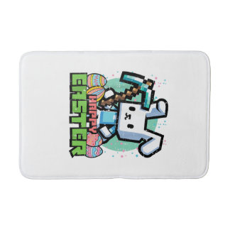 Tapis De Bain Lapin de Pâques Pixel Jeu Jeux Joueur Garçons Ki