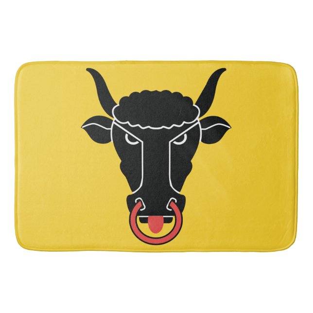 Tapis De Bain Large bath mat with flag of Uri Canton, Swiss (Devant)