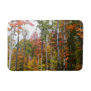 Tapis De Bain L'automne dans la forêt Photographie d'automne col