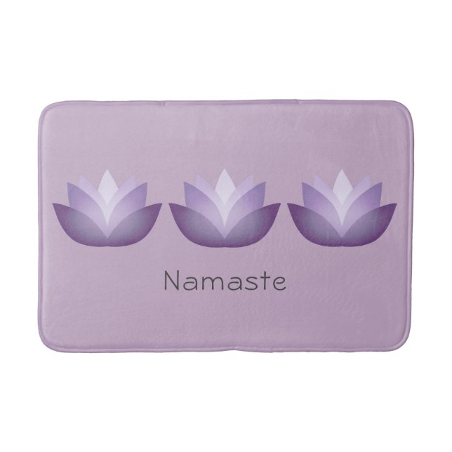 Tapis De Bain Lavande Lotus (Devant)