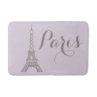 Tapis De Bain Lavande Paris Tour Eiffel Mat de bain