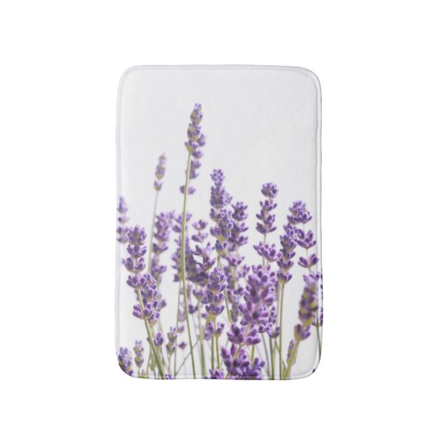 Tapis De Bain Lavande violette #1 #décoration #art (Devant (Vertical))