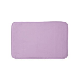 Tapis De Bain Lave minimaliste lilas solide élégant moderne 