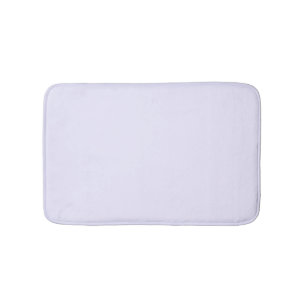 Tapis De Bain Lave minimaliste lilas solide uni élégant chic
