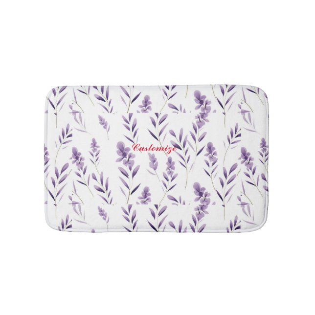 Tapis De Bain Lavender Flower Buves Thunder_Cove (Devant)