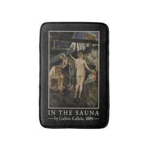 Tapis De Bain Le bain d'art du sauna de Gallen-Kallela