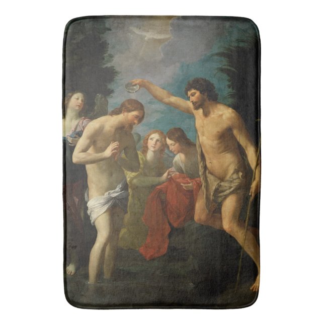 Tapis De Bain "Le Baptême du Christ" nattes de bain d'art (devant Vertical)
