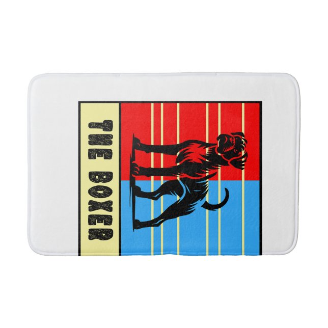 Tapis De Bain Le Boxer - Chien Fort (Devant)