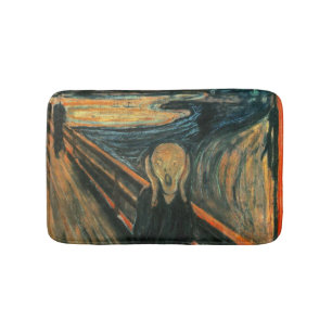 Tapis De Bain Le cri Edvard Munch Art Expressionniste Moderne