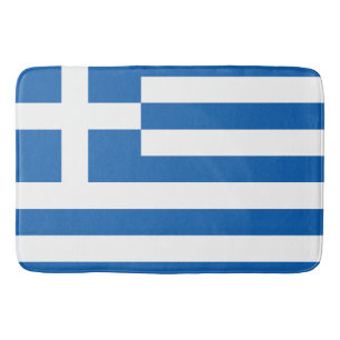Tapis De Bain Le drapeau de la Grèce
