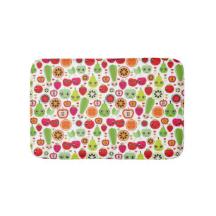 Tapis De Bain le fruit badine la pomme d'illustration