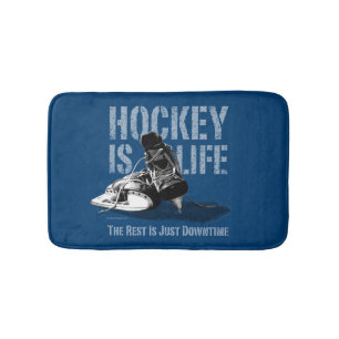 Tapis De Bain Le hockey c'est la vie