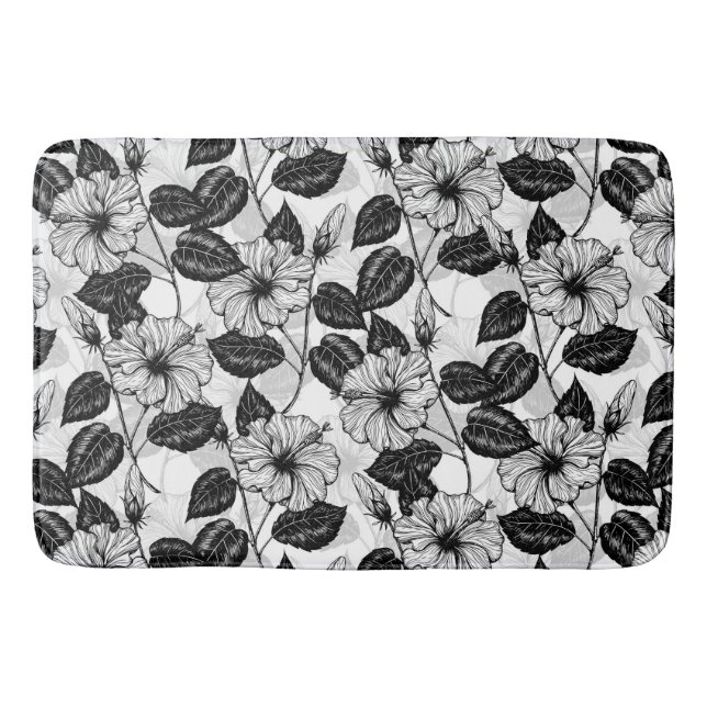 Tapis De Bain Le jardin d'Hibiscus (Devant)