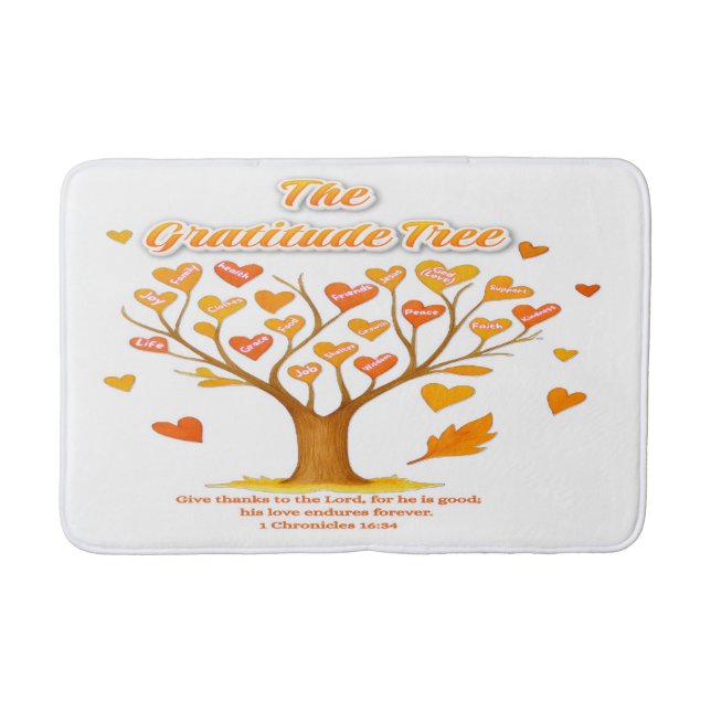 Tapis De Bain Le Mat De Bain 'L'Arbre De La Gratitude' (Devant)