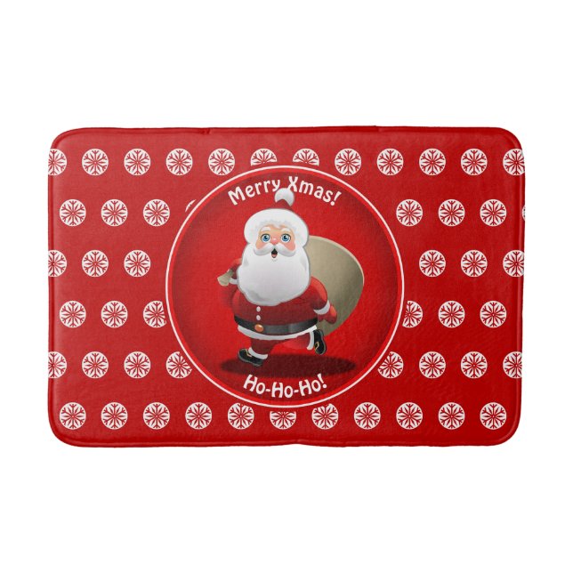 Tapis De Bain Le mignon Père Noël (Devant)
