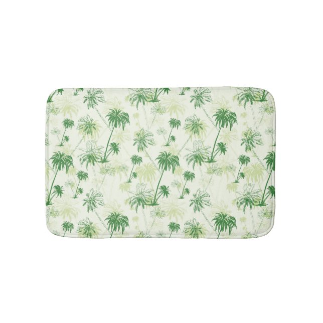Tapis De Bain Le Motif Green Palm Tree (Devant)
