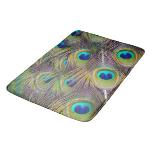 Tapis De Bain Le paon fait varier le pas du décor de maison de
