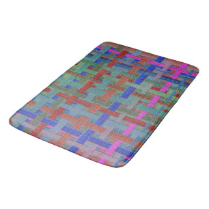 Tapis De Bain Le "plaid" coloré de Granny, avec bain en toile