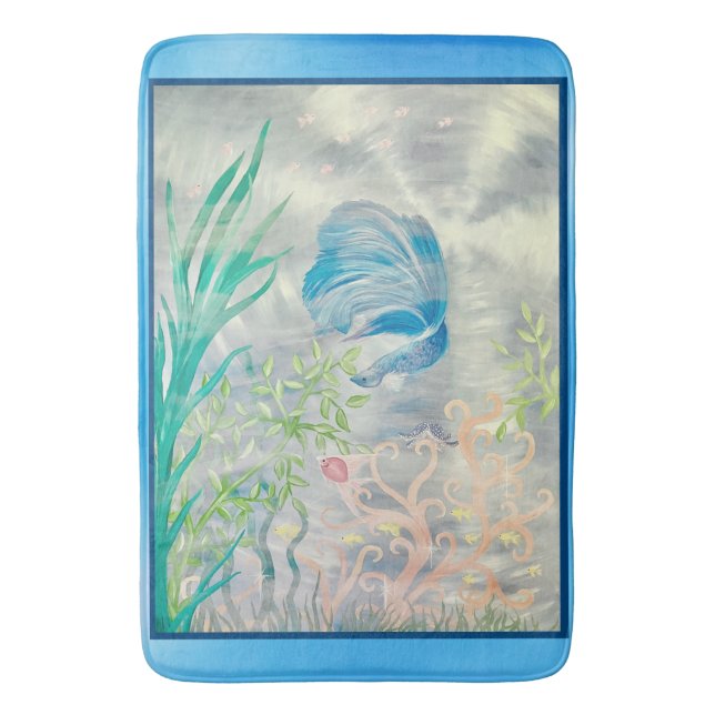 Tapis De Bain Le poisson (devant Vertical)