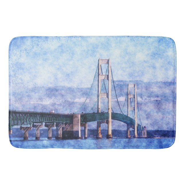 Tapis De Bain Le pont Mackinac (Devant)