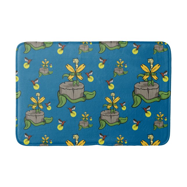 Tapis De Bain Le printemps accueille le Mat de bain d'été (Devant)