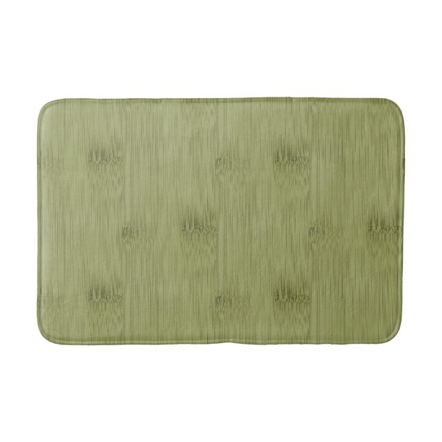 Tapis De Bain Le regard du bambou dans le grain olive en bois de (Devant)