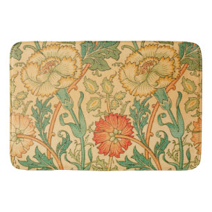 Tapis De Bain Le rose et s'est levé par William Morris