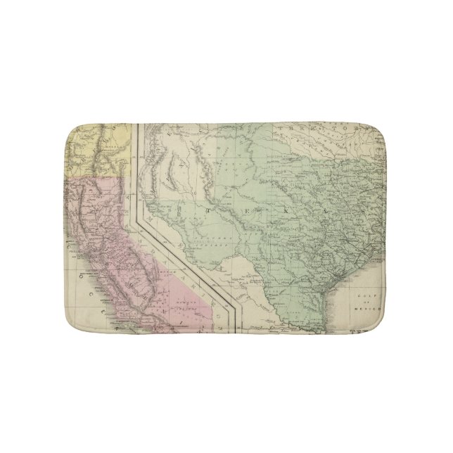 Tapis De Bain Le Texas, la Californie (Devant)