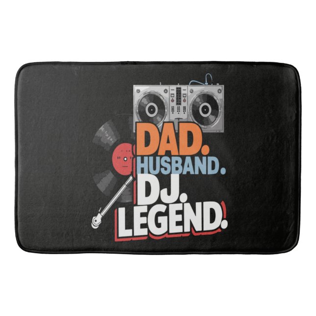 Tapis De Bain Légende de DJ Papa Marié (Devant)