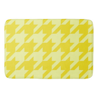 Tapis De Bain Lemon Houndstooth