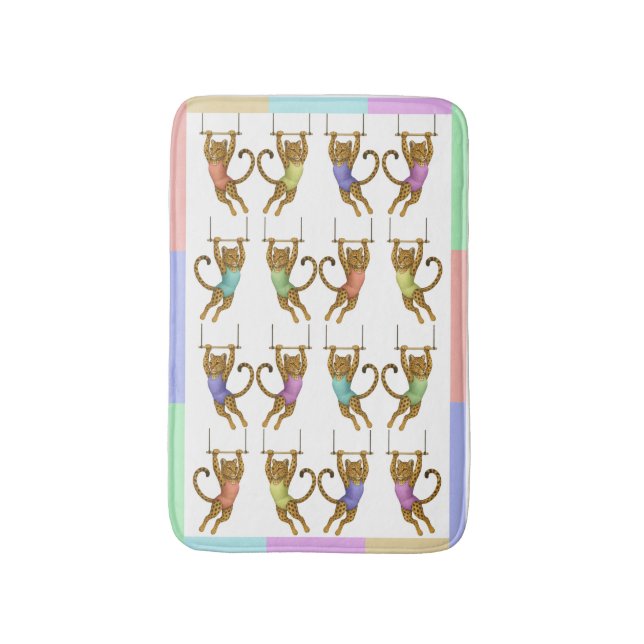 Tapis De Bain Lena artiste de trapèze léopard (Devant (Vertical))