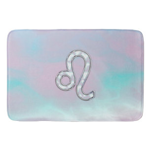 Tapis De Bain Leo Zodiac Connexion Mère style perle Imprimer