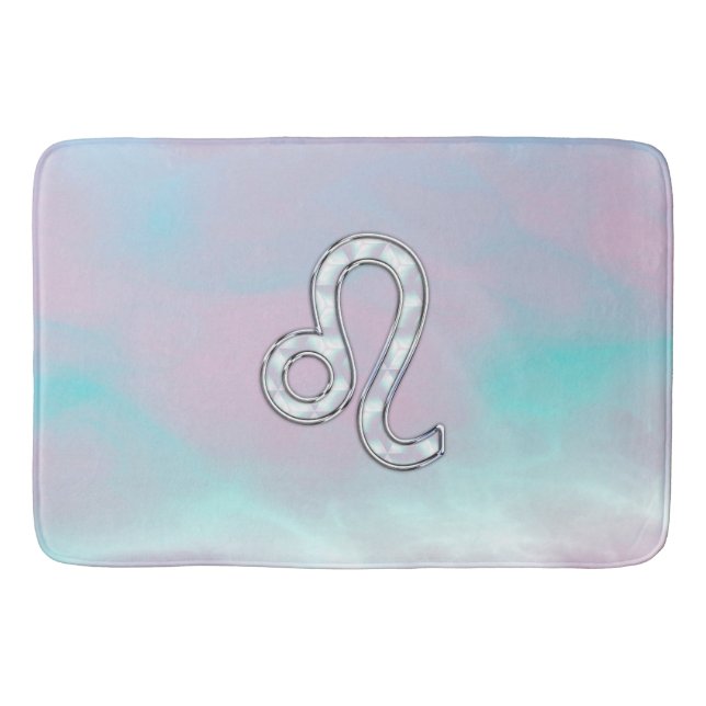 Tapis De Bain Leo Zodiac Connexion Mère style perle Imprimer (Devant)