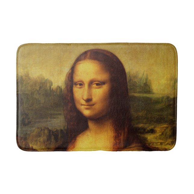 Tapis De Bain Leonardo Da Vinci Mona Lisa Peinture d'Art (Devant)