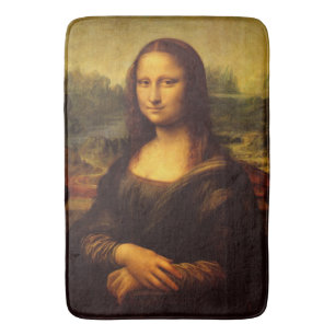 Tapis De Bain Leonardo Da Vinci Mona Lisa Peinture d'Art