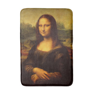 Tapis De Bain Leonardo Da Vinci Mona Lisa Peinture d'Art
