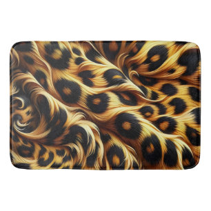 Tapis De Bain Leopard Glow : Embrassez le confort exotique