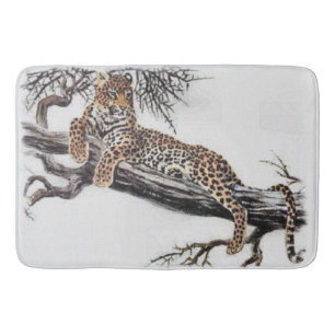 Tapis De Bain Leopard Lovers
