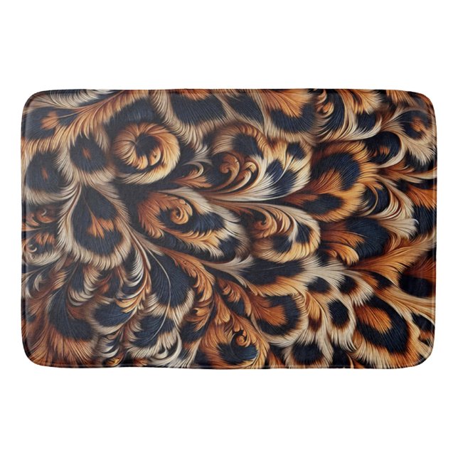 Tapis De Bain Leopard Luxe : Transformez votre salle de bain ave (Devant)