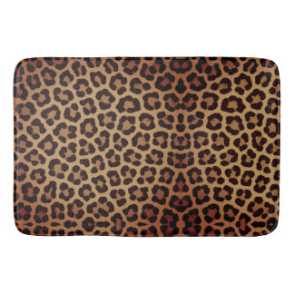 Tapis De Bain Leopard Print Pattern